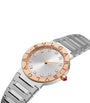 Stainless Steel and Rose Gold BVLGARI BVLGARI Watch 33mm