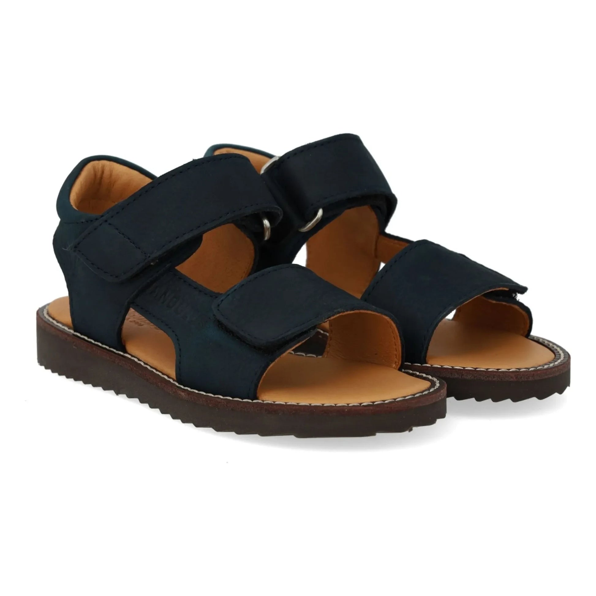 Angulus - Double Scratch Nubuck Sandals | Navy blue