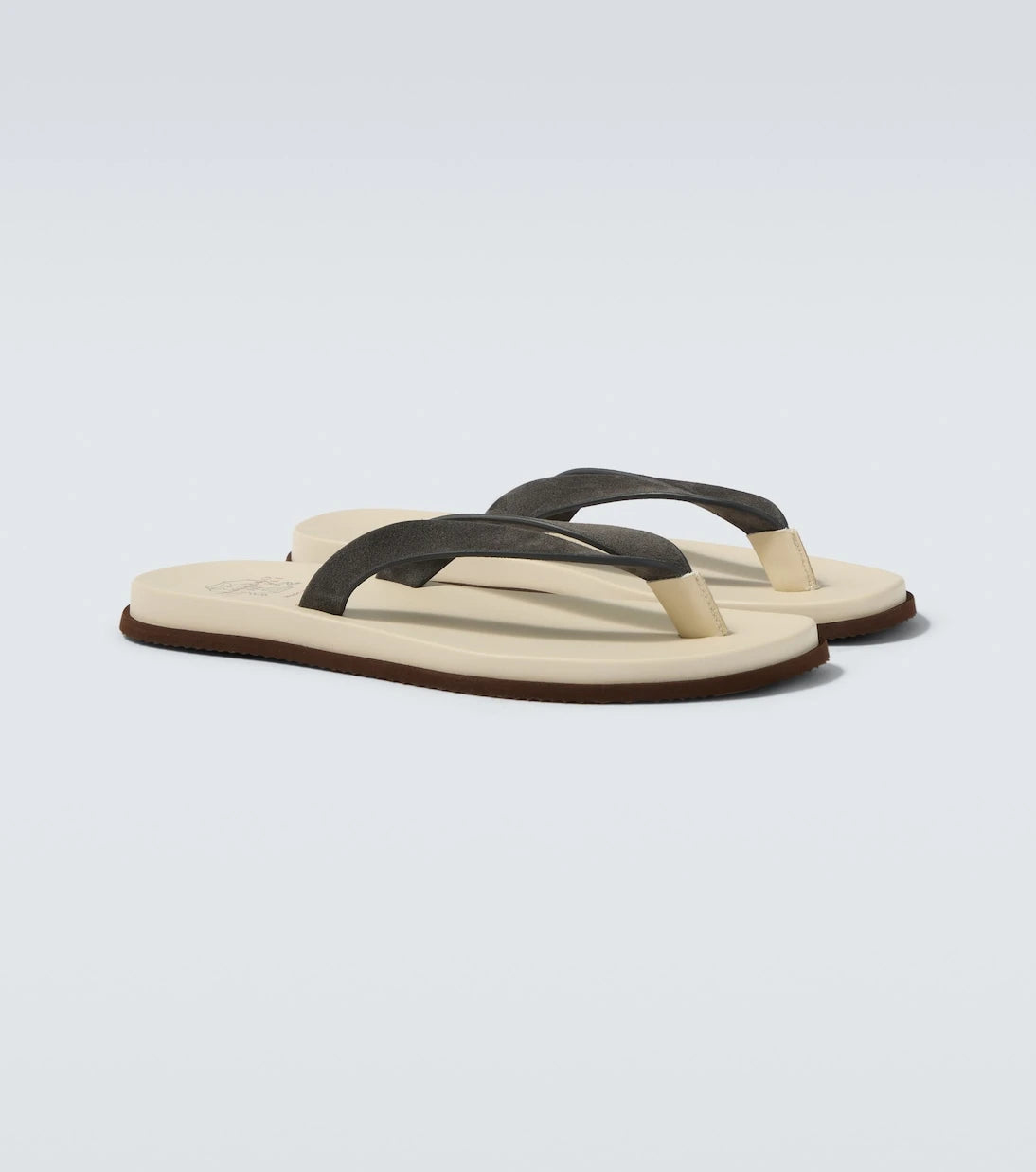 Brunello Cucinelli - Suede thong sandals