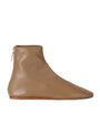 Leather Luna Boots TAUPE