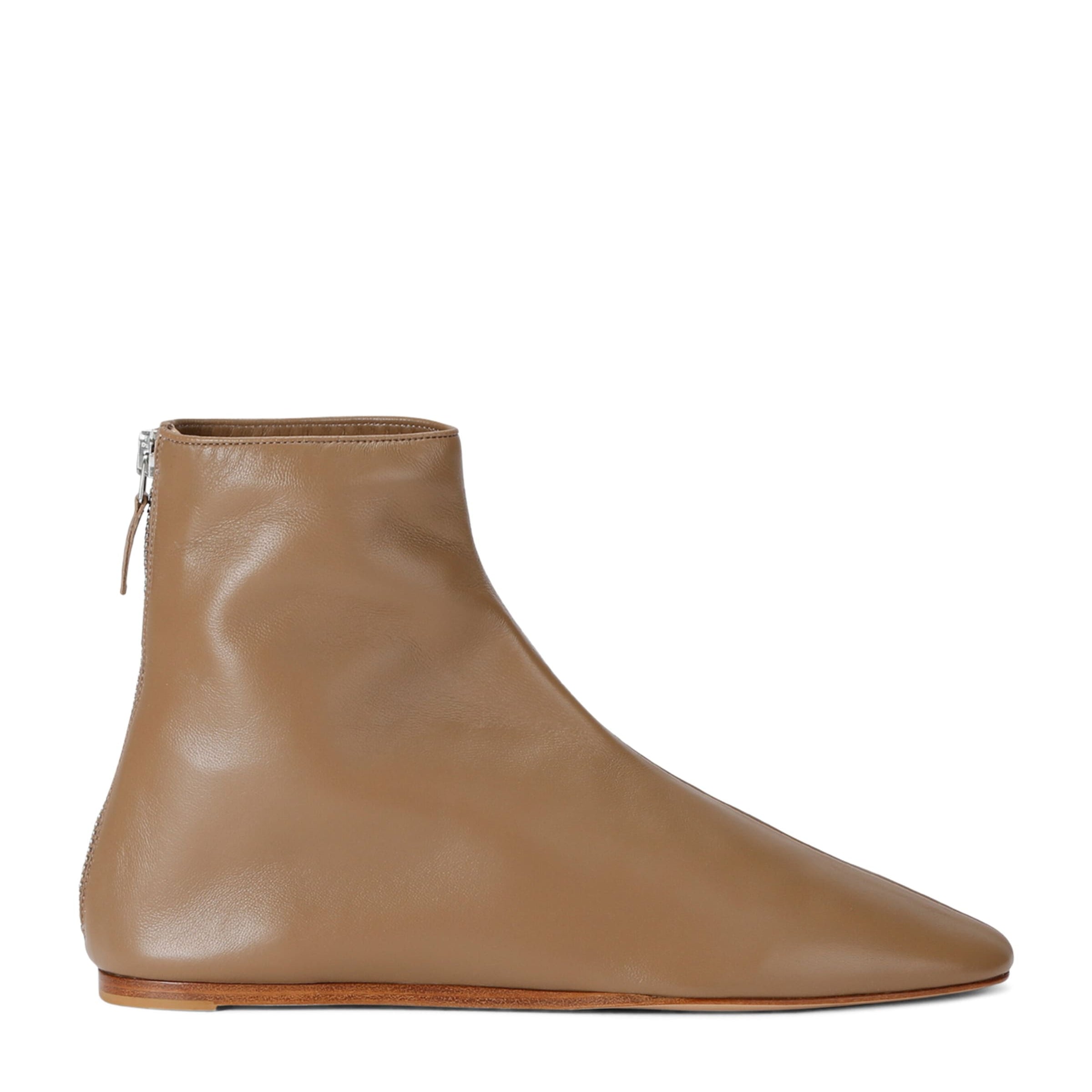 Leather Luna Boots TAUPE