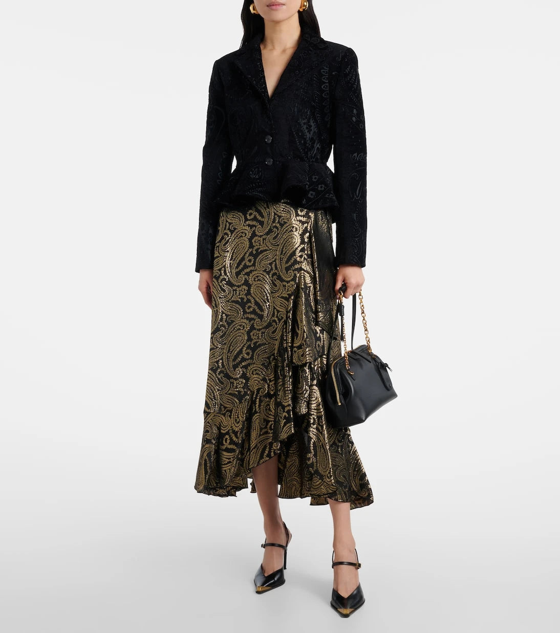 Etro - Paisley peplum blazer