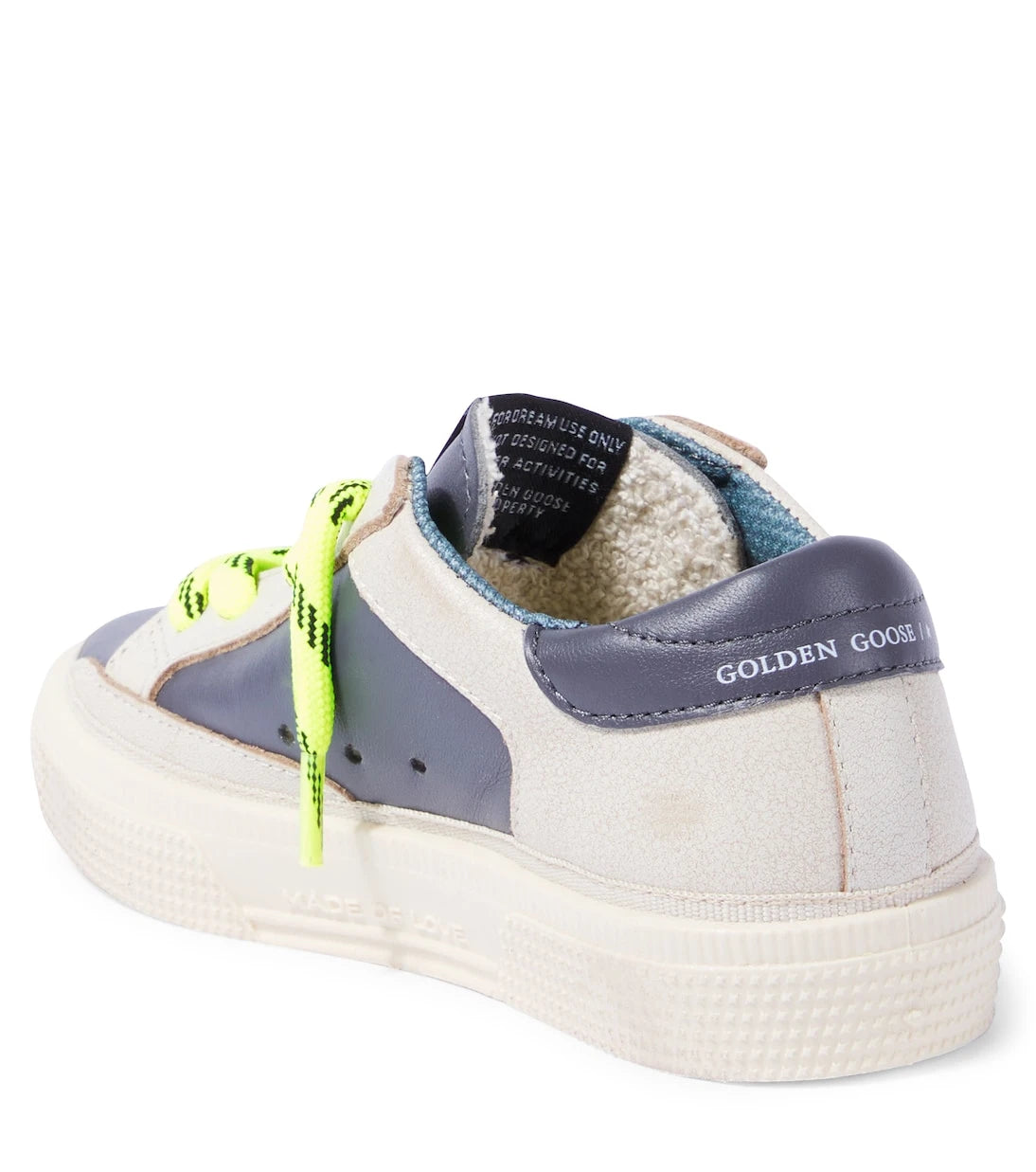 Golden Goose Kids - حذاء رياضي May جلد