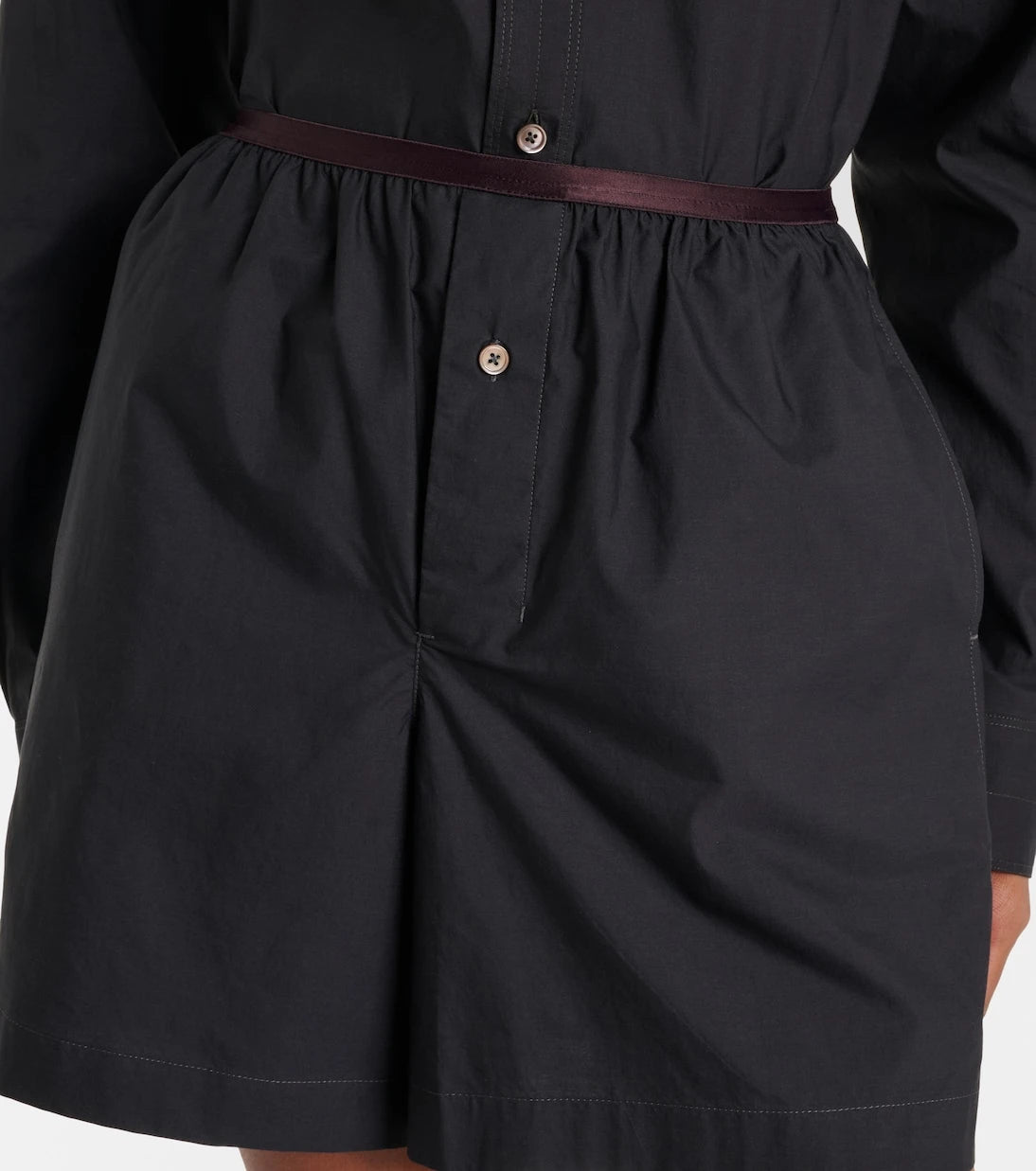 Lemaire - Cotton and silk shorts