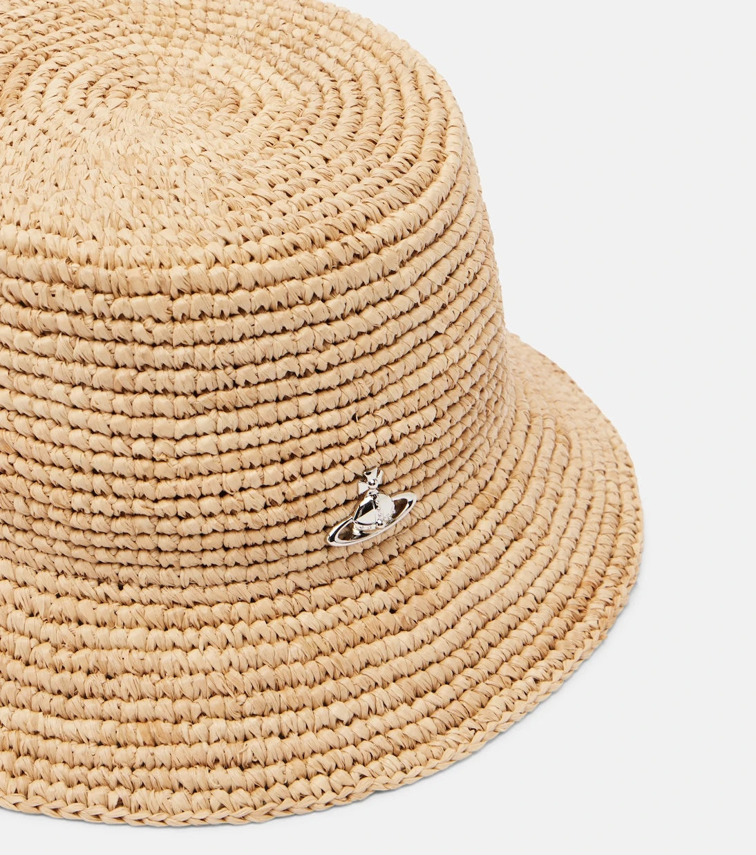 Vivienne Westwood - Orb raffia bucket hat