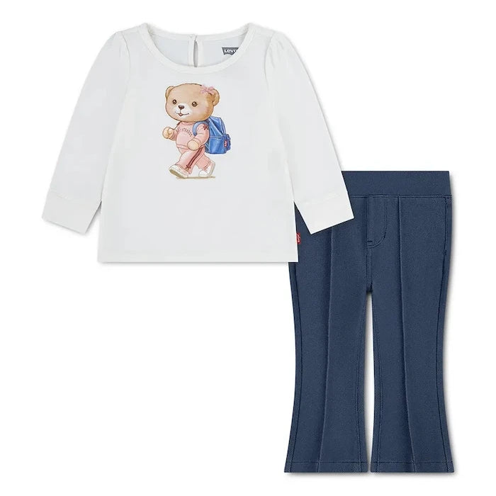 Levi's Çocuklar İçin Günlük Set LIV GFX TOP & KNIT BOTT