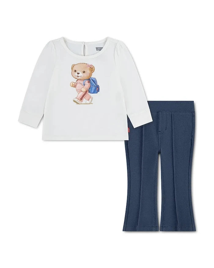 Levi's Çocuklar İçin Günlük Set LIV GFX TOP & KNIT BOTT