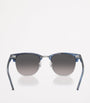 Ray-Ban Blue RB3016 Clubmaster Square Sunglasses