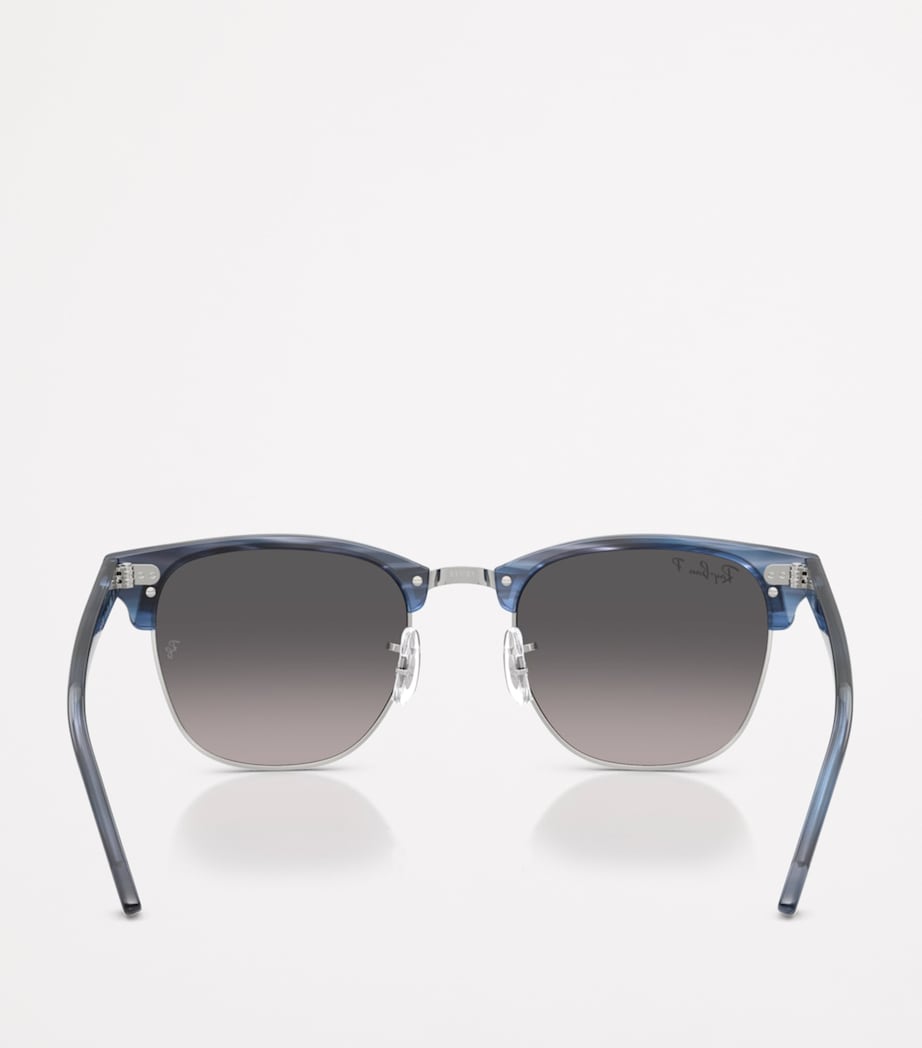 Ray-Ban Blue RB3016 Clubmaster Square Sunglasses