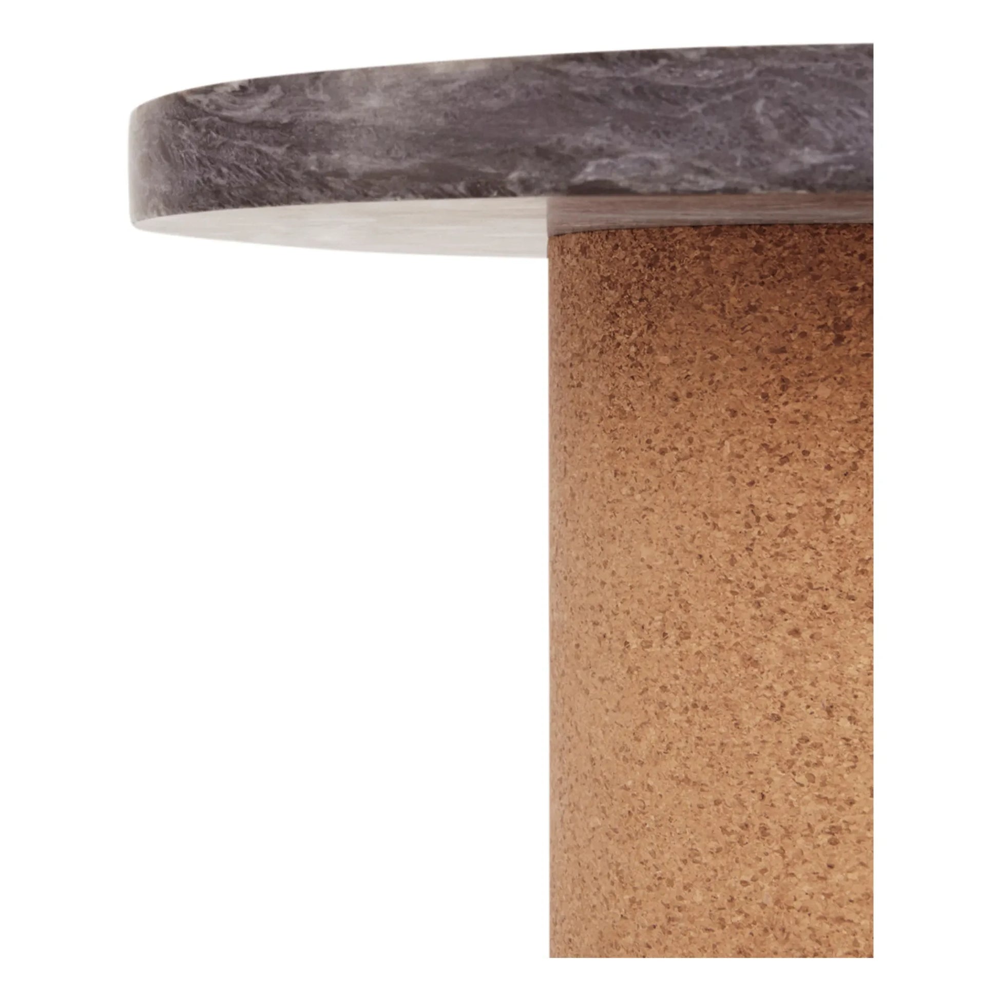 Frama - Sintra Side Table, Cork Base | Black Metal