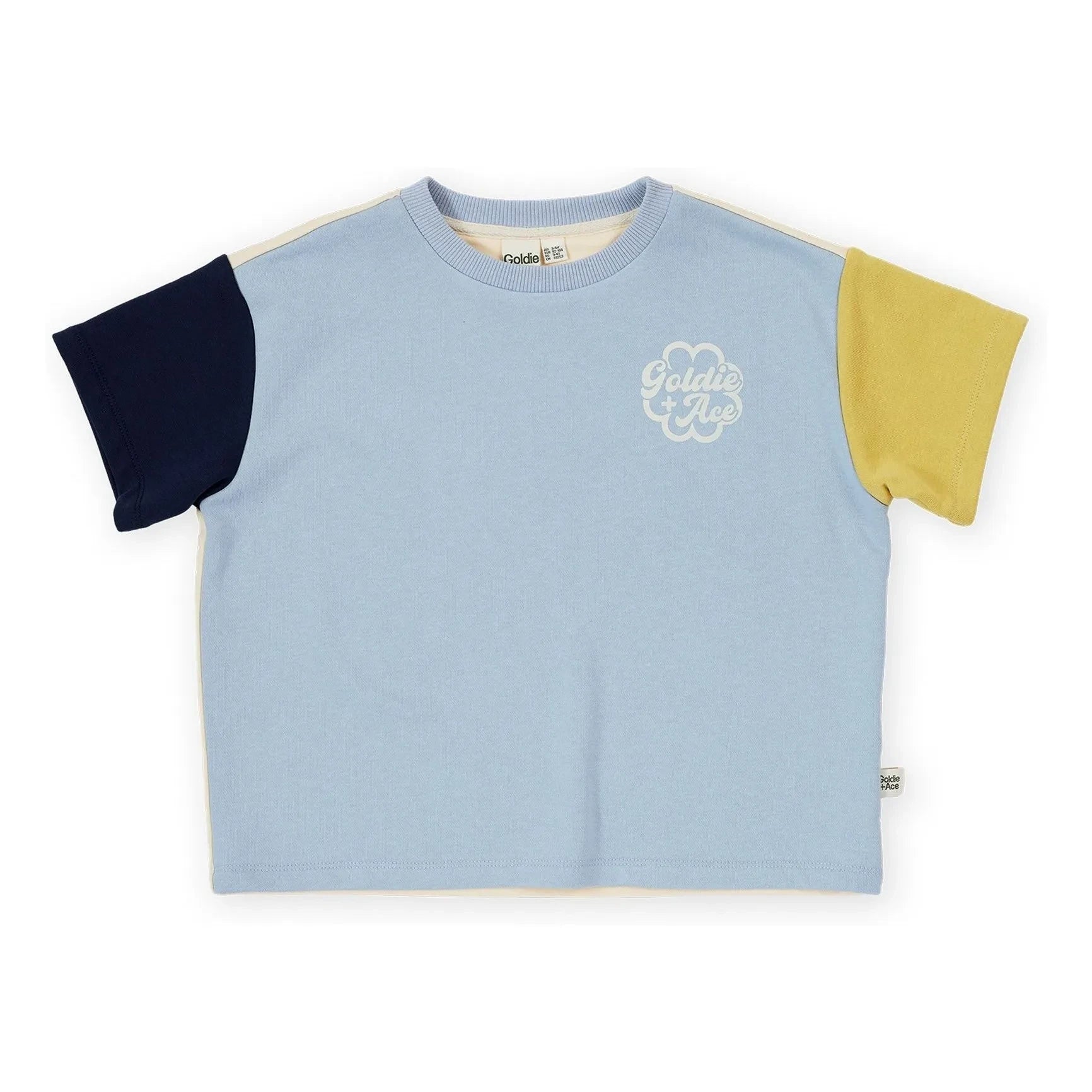 Goldie + Ace - Thick Oversize T-shirt | Light blue