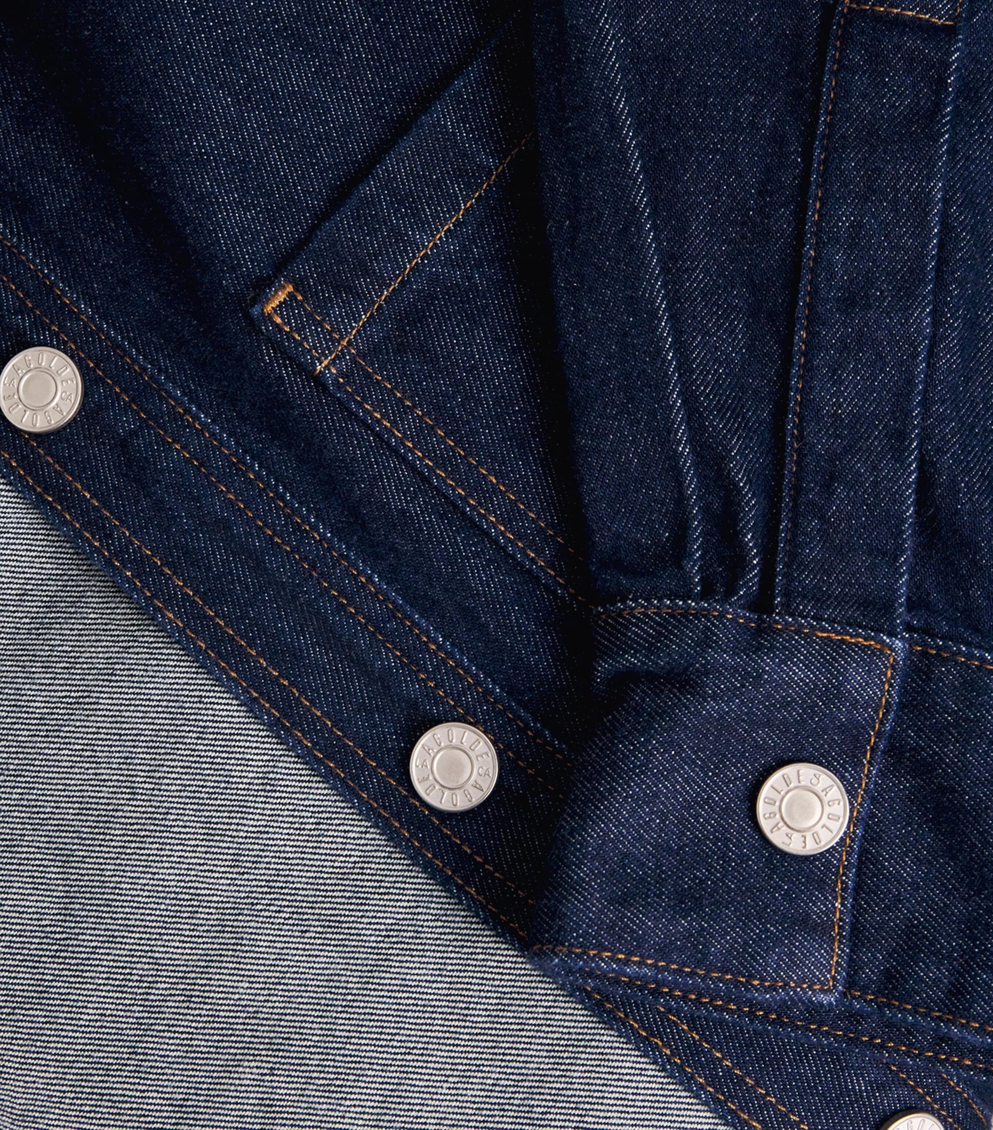 AGOLDE Purple Regenerative Denim Overshirt