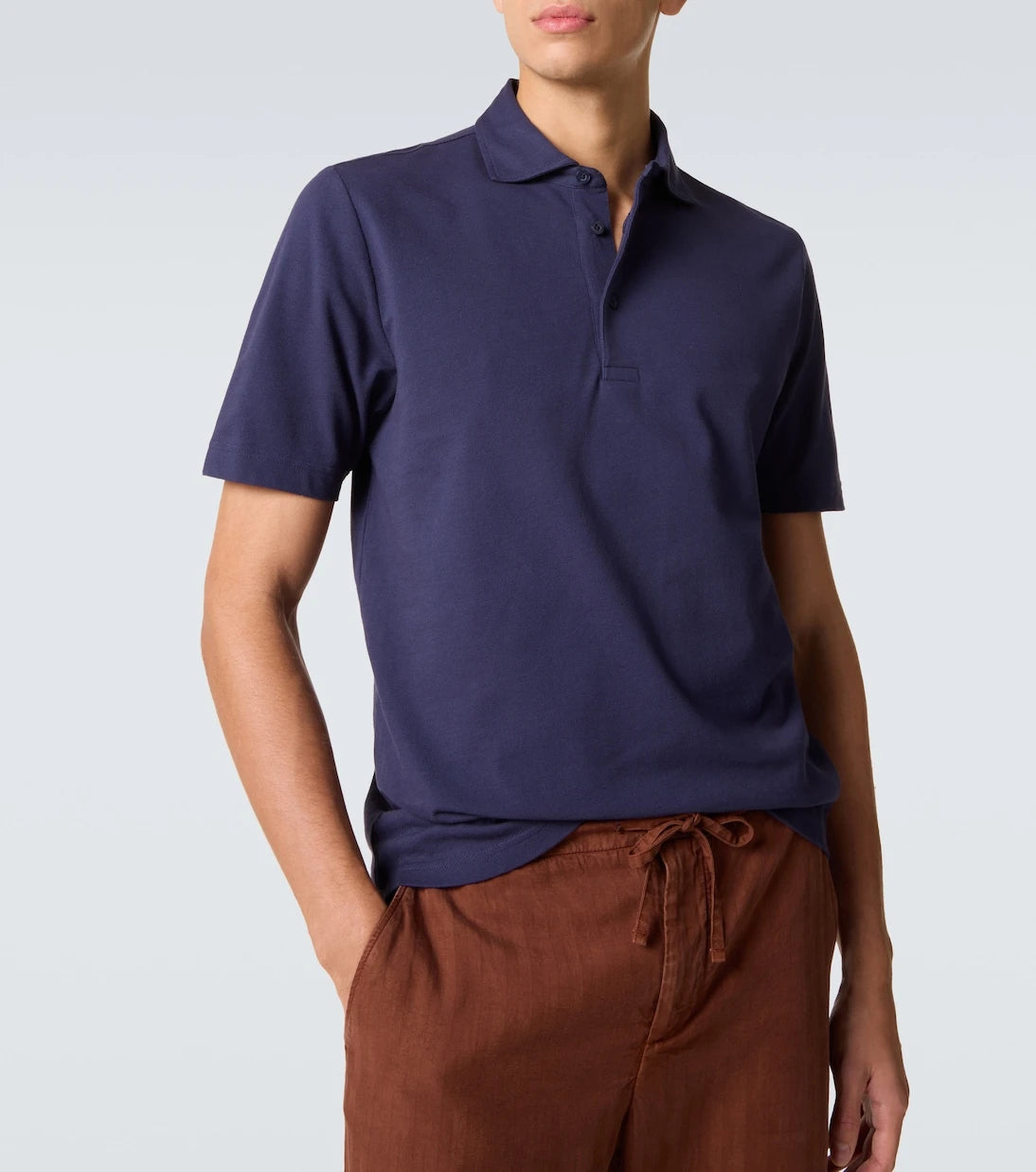 Frescobol Carioca - Luca cotton piqué polo shirt