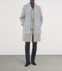 Burberry Wool Wide Check Scarf
