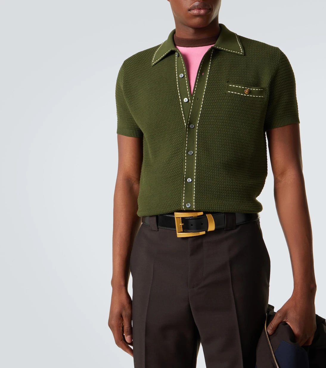 Versace - Medusa cotton polo shirt