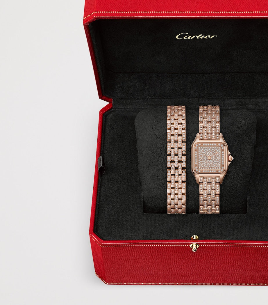 Rose Gold and Diamond Panthère de Cartier Watch 22mm