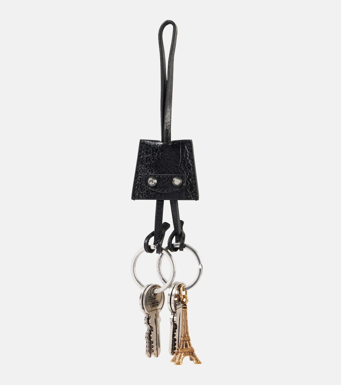 Balenciaga - Le City Charm Eyfel deri anahtarlık