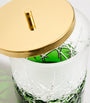 Crystal Ivy Green Bin With Lid