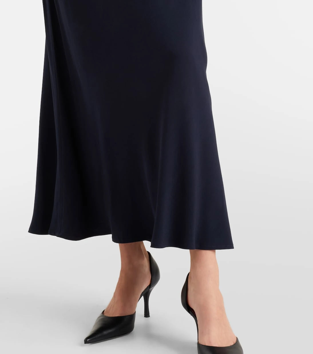 Rixo - Bow-detail satin midi dress