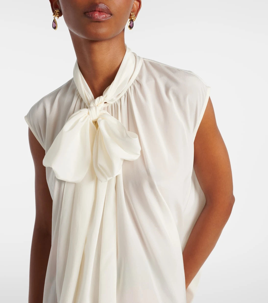 Dolce&Gabbana - Silk-blend top