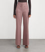 Victoria Beckham Pink Alina Tailored Trousers