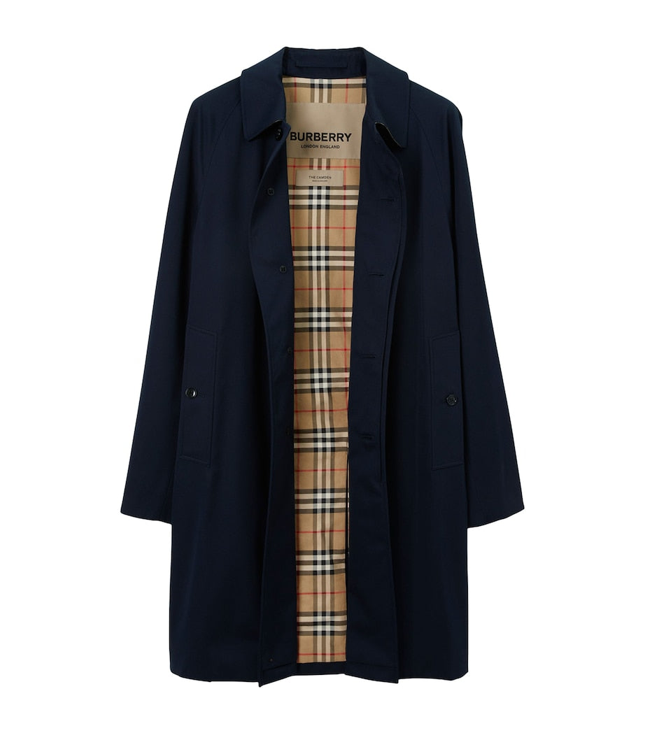 Blue Mid-Length Camden Heritage Car Coat