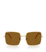 Ray-Ban Gold RBR0104S Square 1971 Reverse Sunglasses