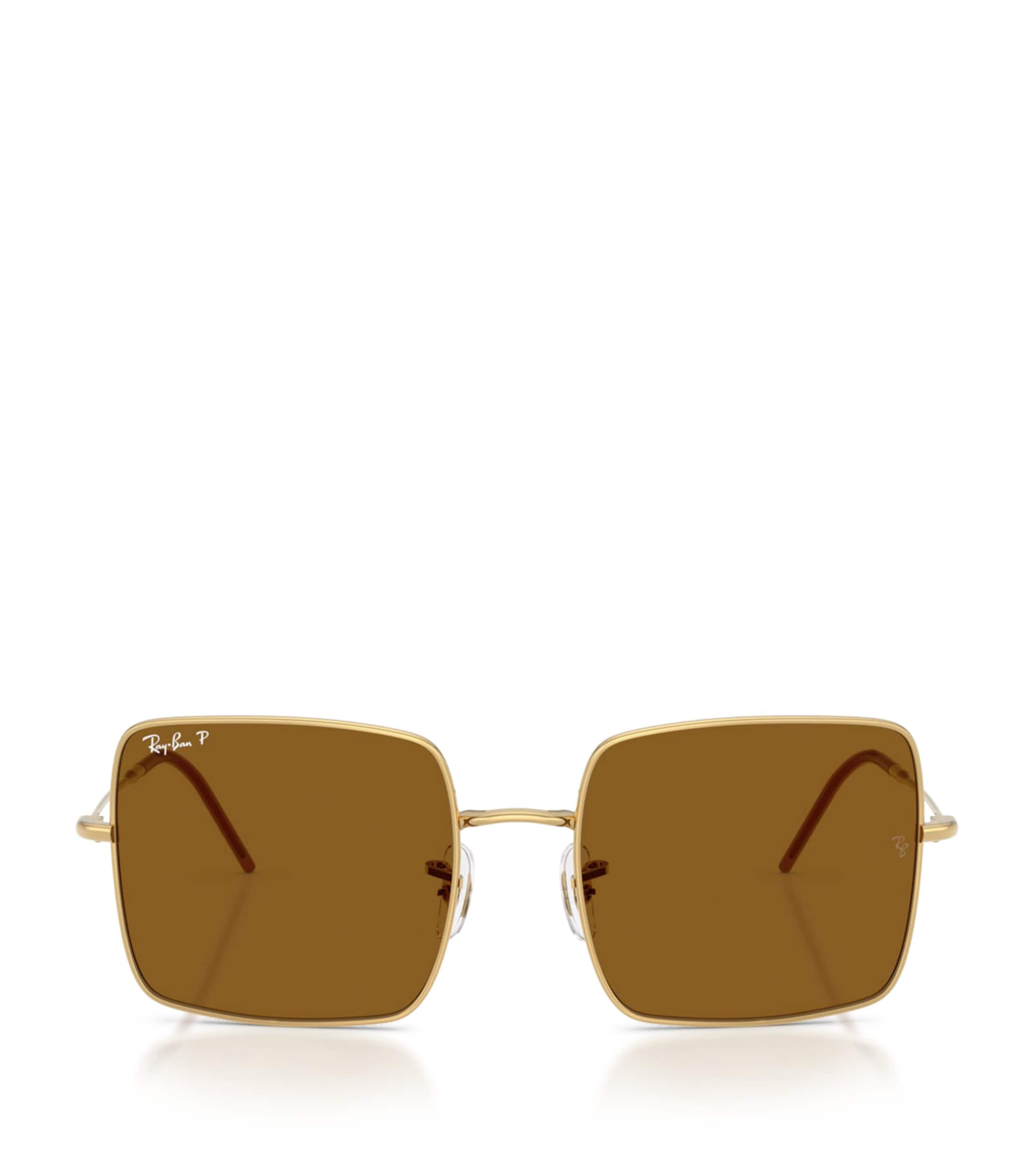 Ray-Ban Gold RBR0104S Square 1971 Reverse Sunglasses