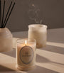 Alabaster Marble Vessel and Bergamot & Mandarin Candle (250g)