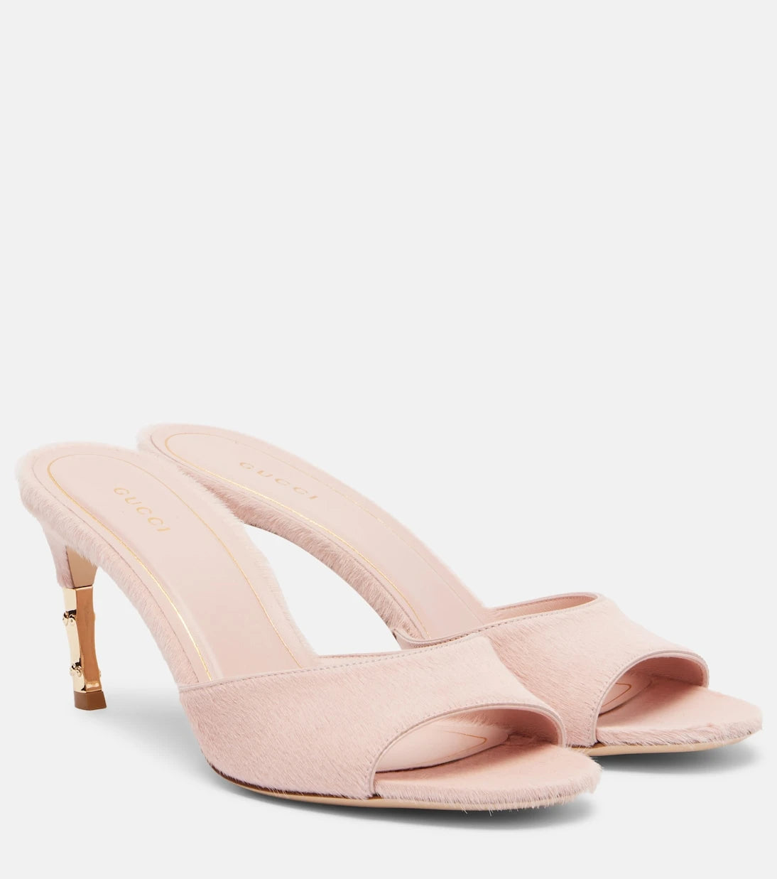Gucci - Castello calf hair mules