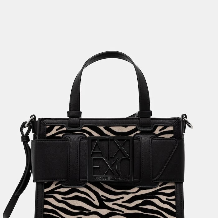 Armani Exchange kadın tote çanta, suni deri