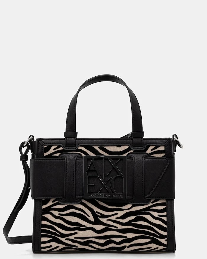Armani Exchange kadın tote çanta, suni deri
