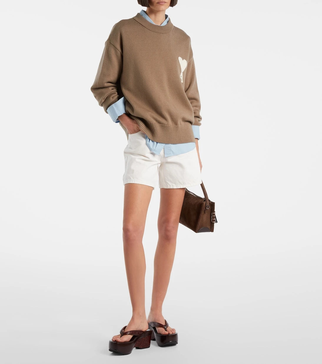 Ami Paris - Denim shorts