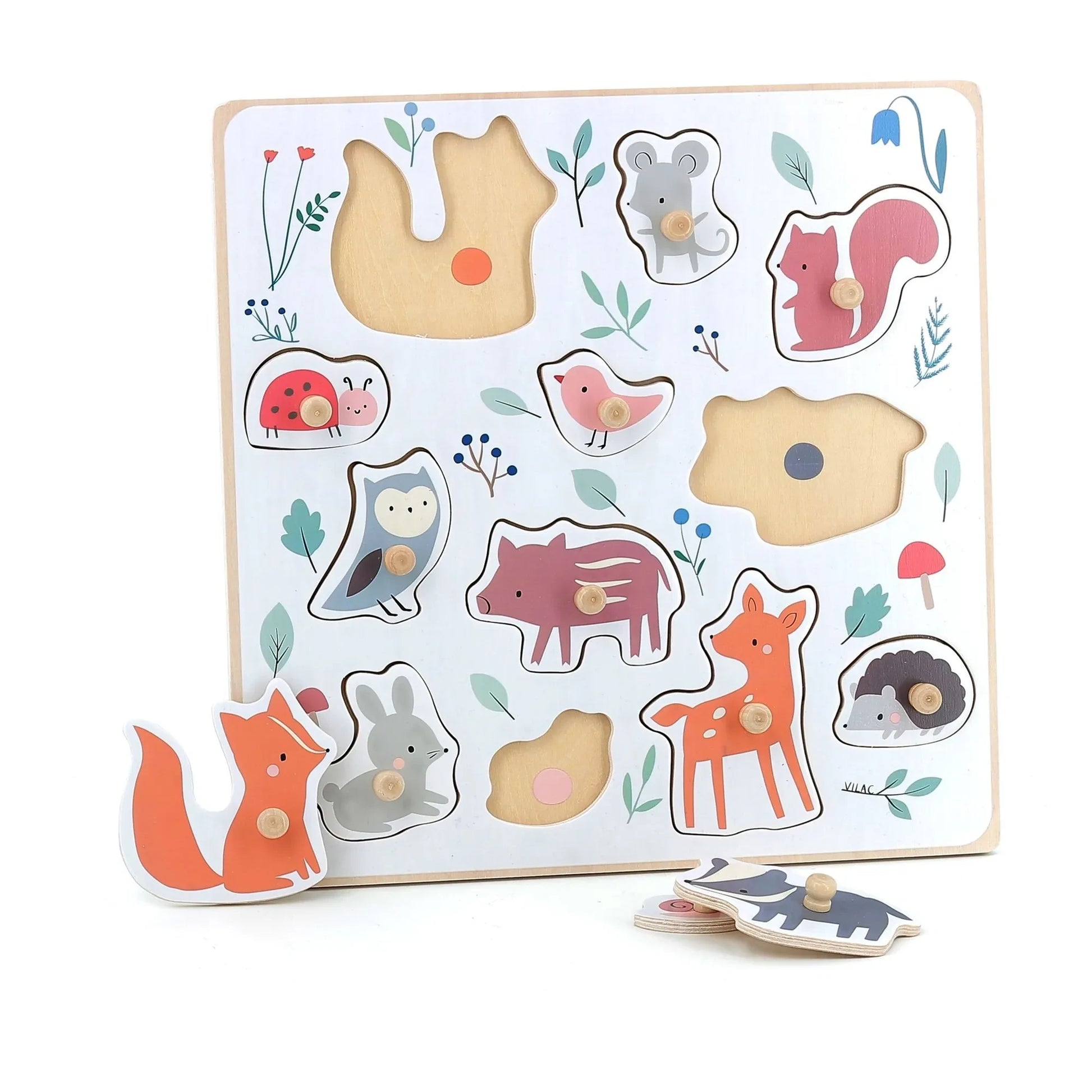 Vilac - Forest animals puzzle - Sarah Betz