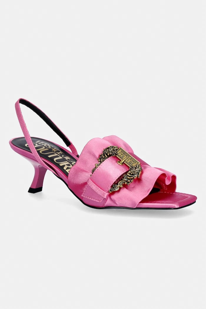 Versace Jeans Couture сандали с тънък ток