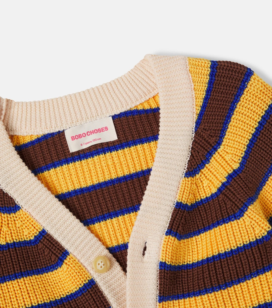 Bobo Choses - Striped cotton cardigan