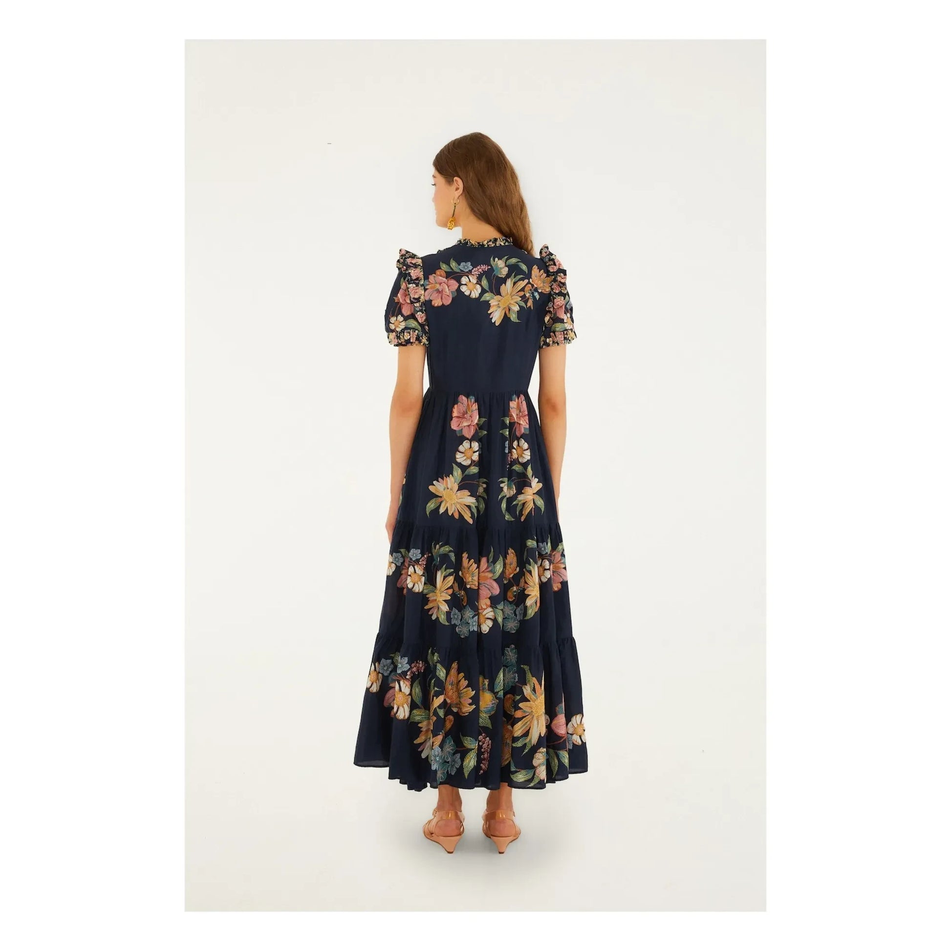 Farm Rio - Maira dress | Navy blue