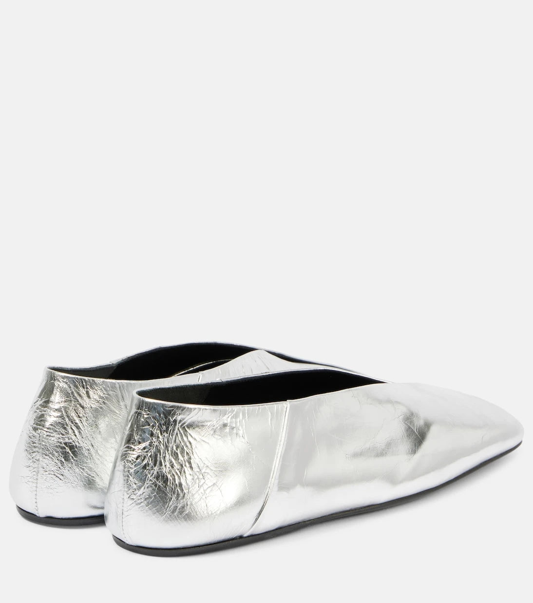 Jil Sander - Metallic leather ballet flats