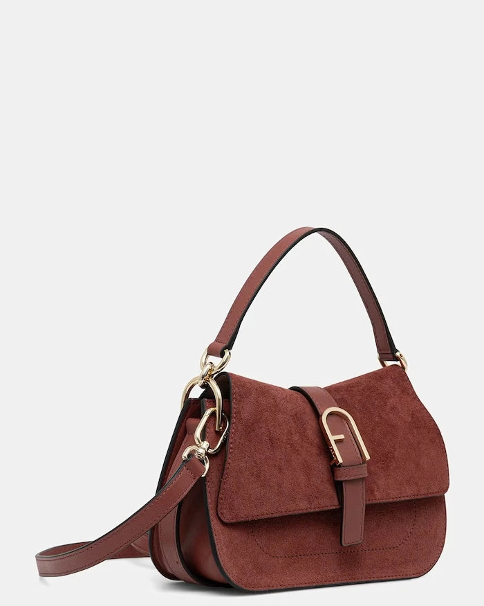 Furla kadın süet crossbody çanta