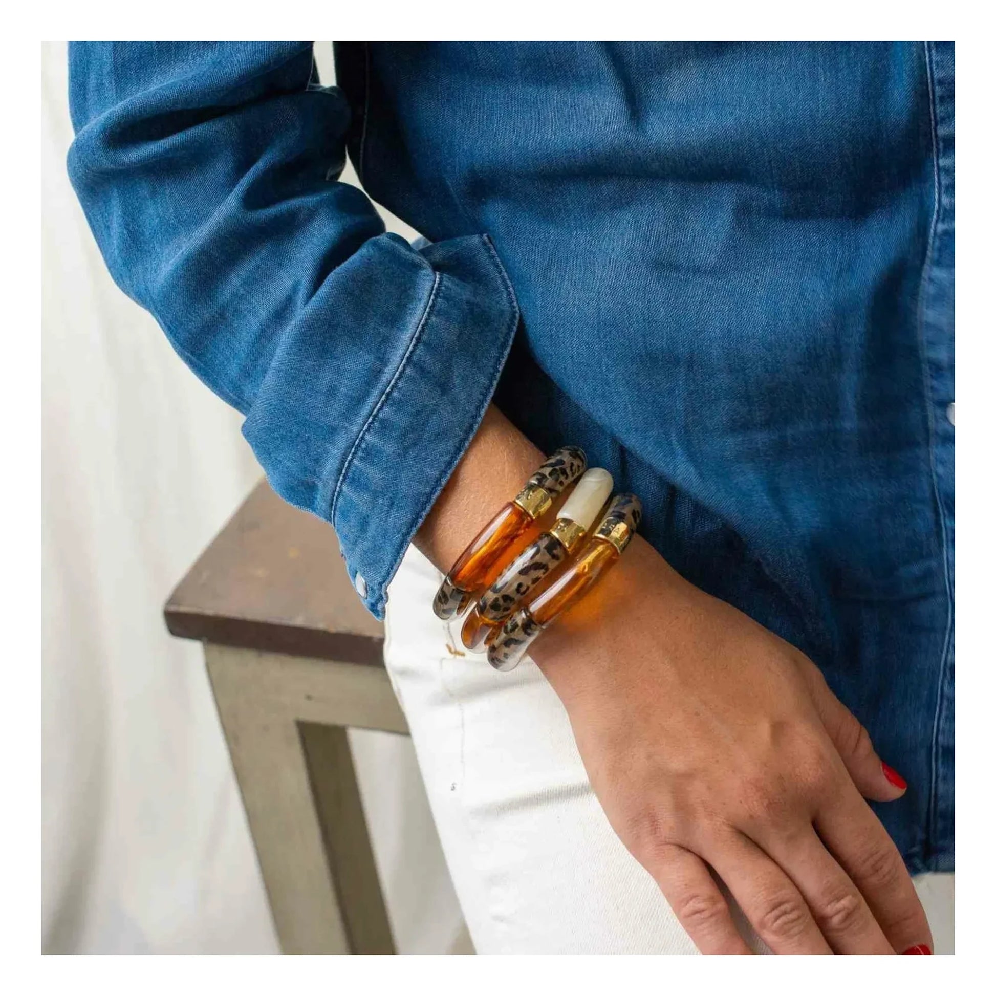Parabaya - Feli 1 bracelet | Cream