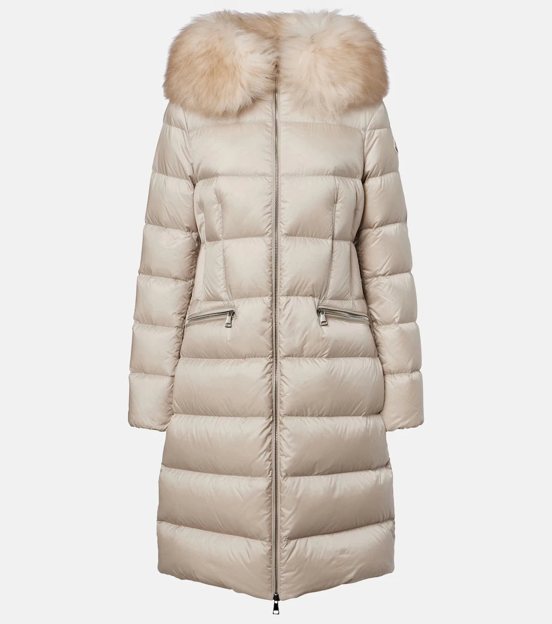 Moncler - Boedic shearling-trimmed down coat