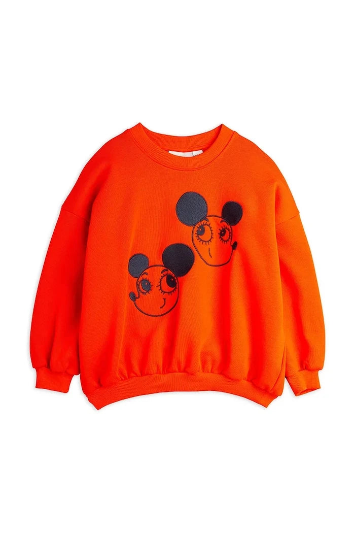 Mini Rodini Ritzratz Çocuk Pamuklu Sweatshirt