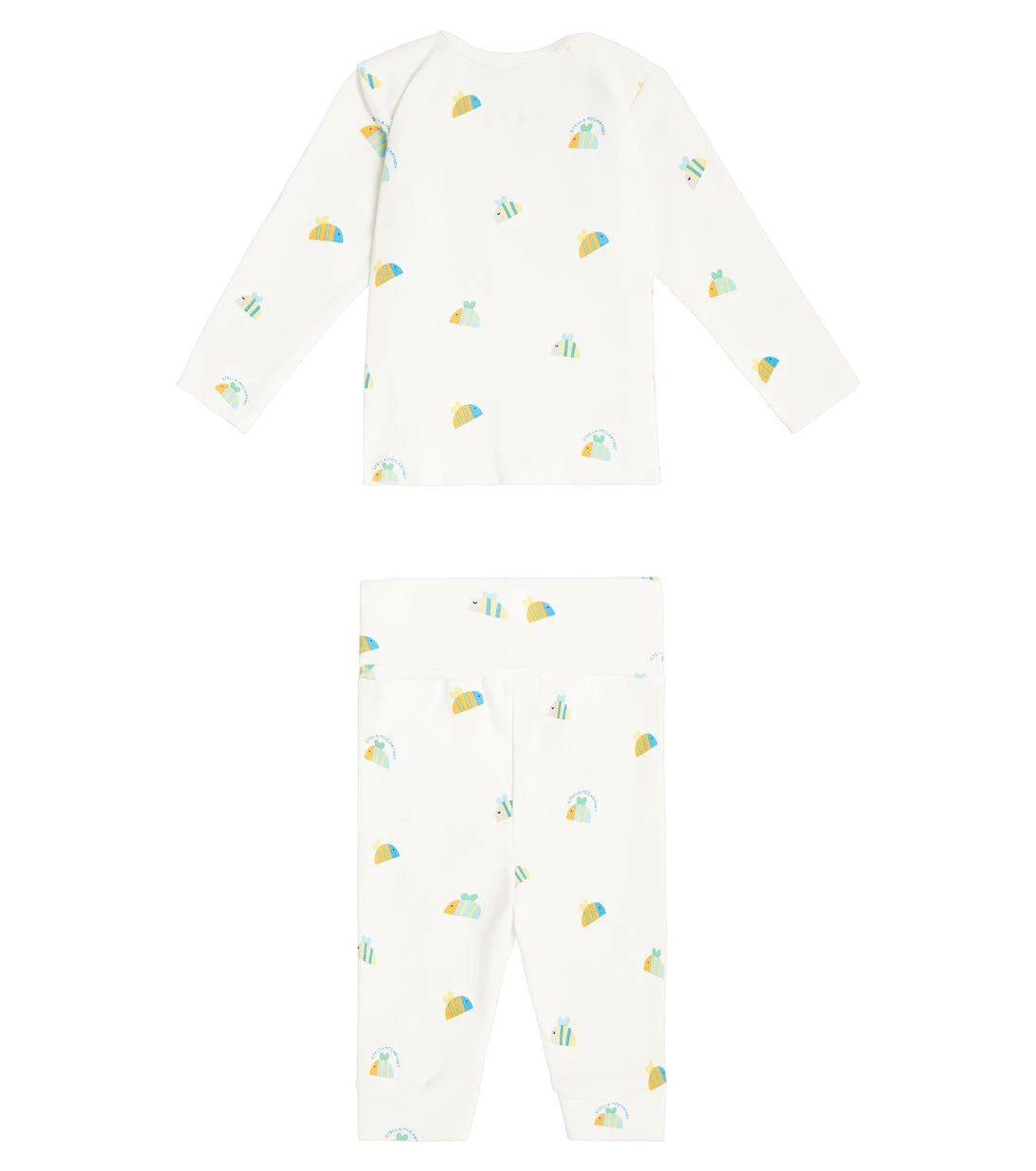Stella McCartney Kids - بيجاما أطفال قطنية مطبوعة
