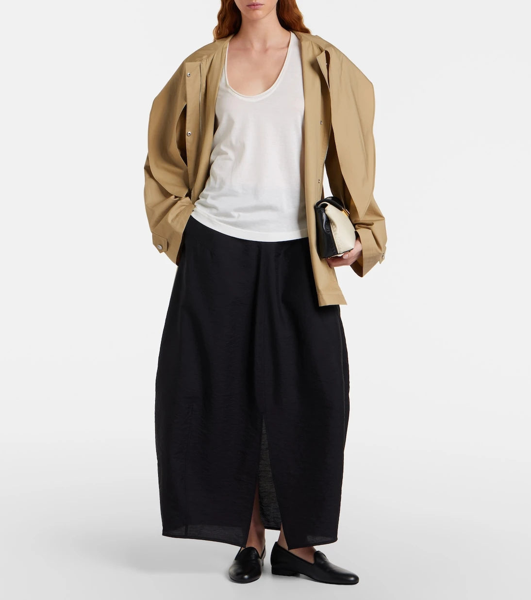 Toteme - Cotton and silk T-shirt