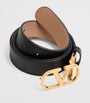 Valentino Garavani Black Reversible VLogo Signature Belt