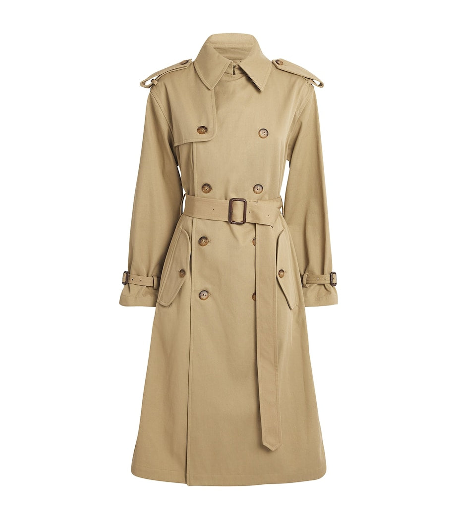 Polo Ralph Lauren Beige Double-Breasted Trench Coat