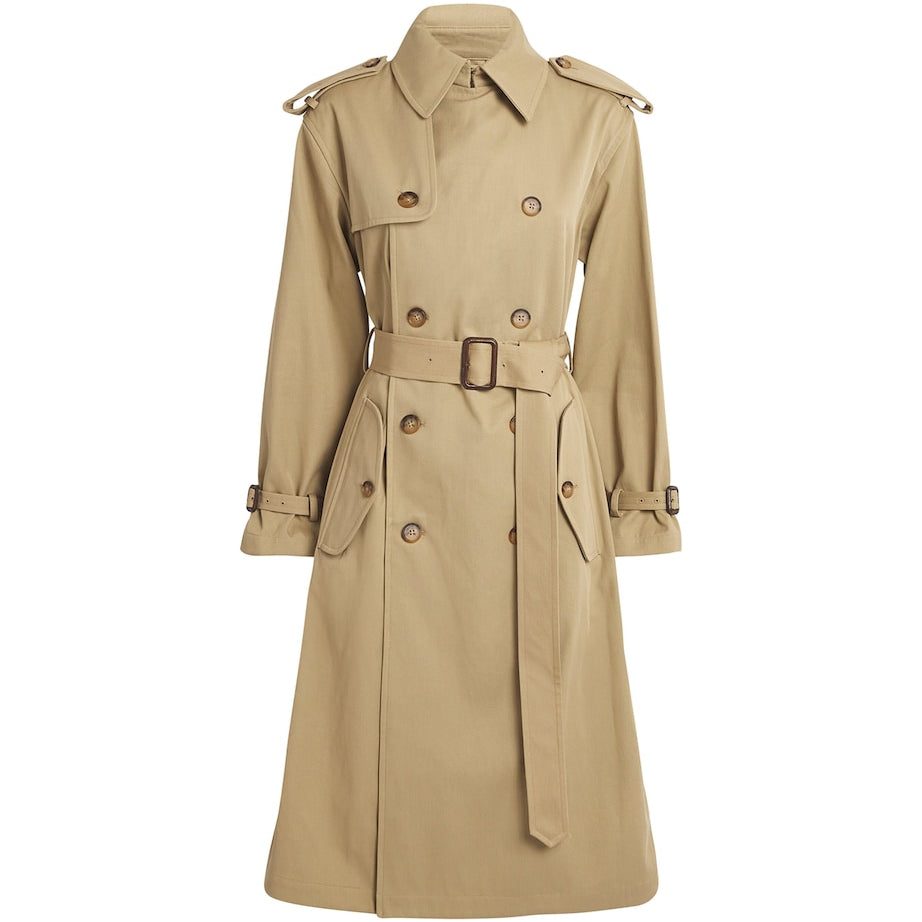 Polo Ralph Lauren Beige Double-Breasted Trench Coat