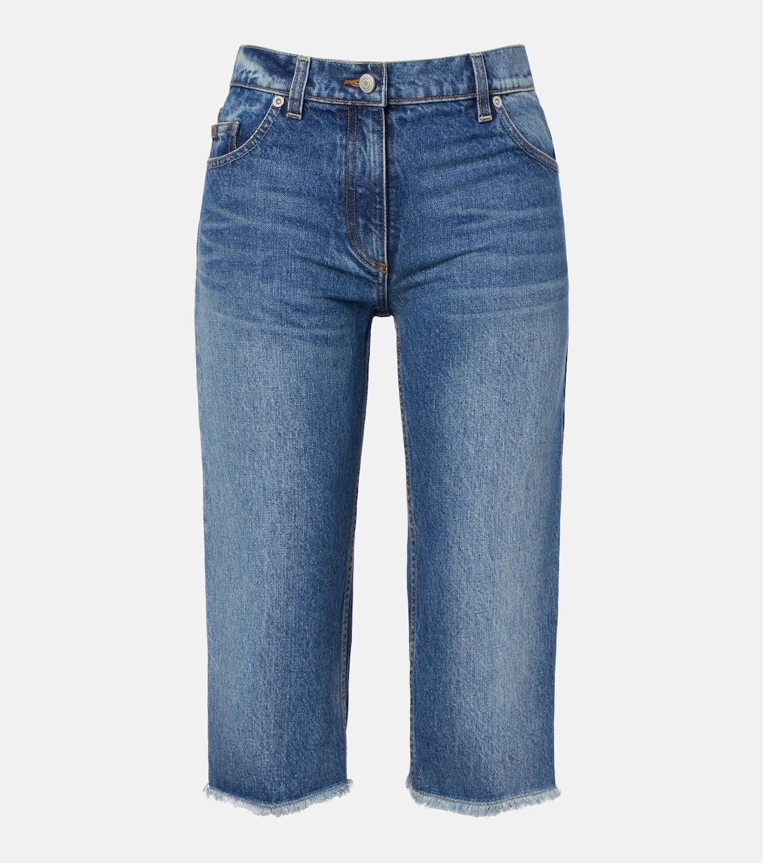 Magda Butrym - Faded capri jeans