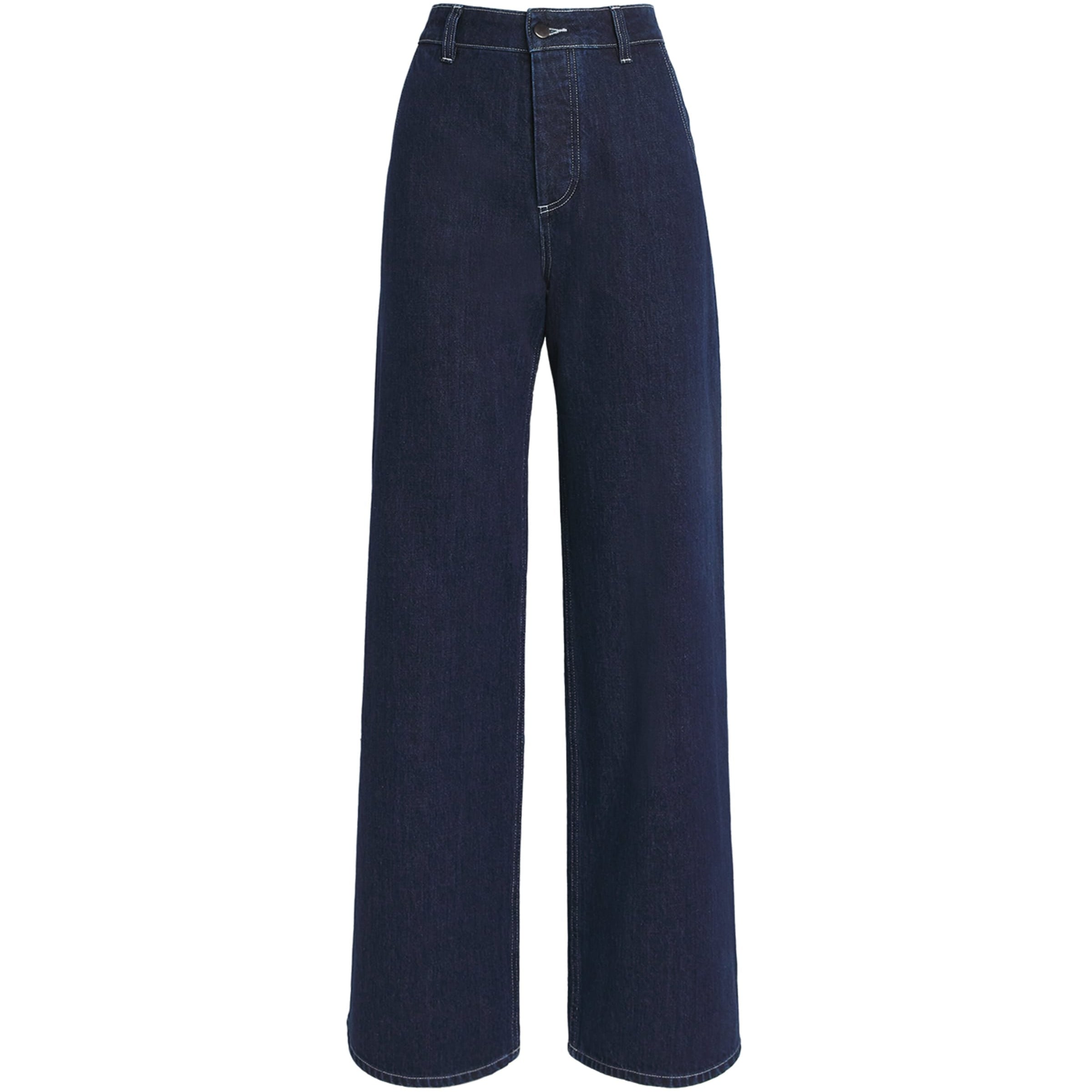 Liberowe Navy Straight Annie Jeans