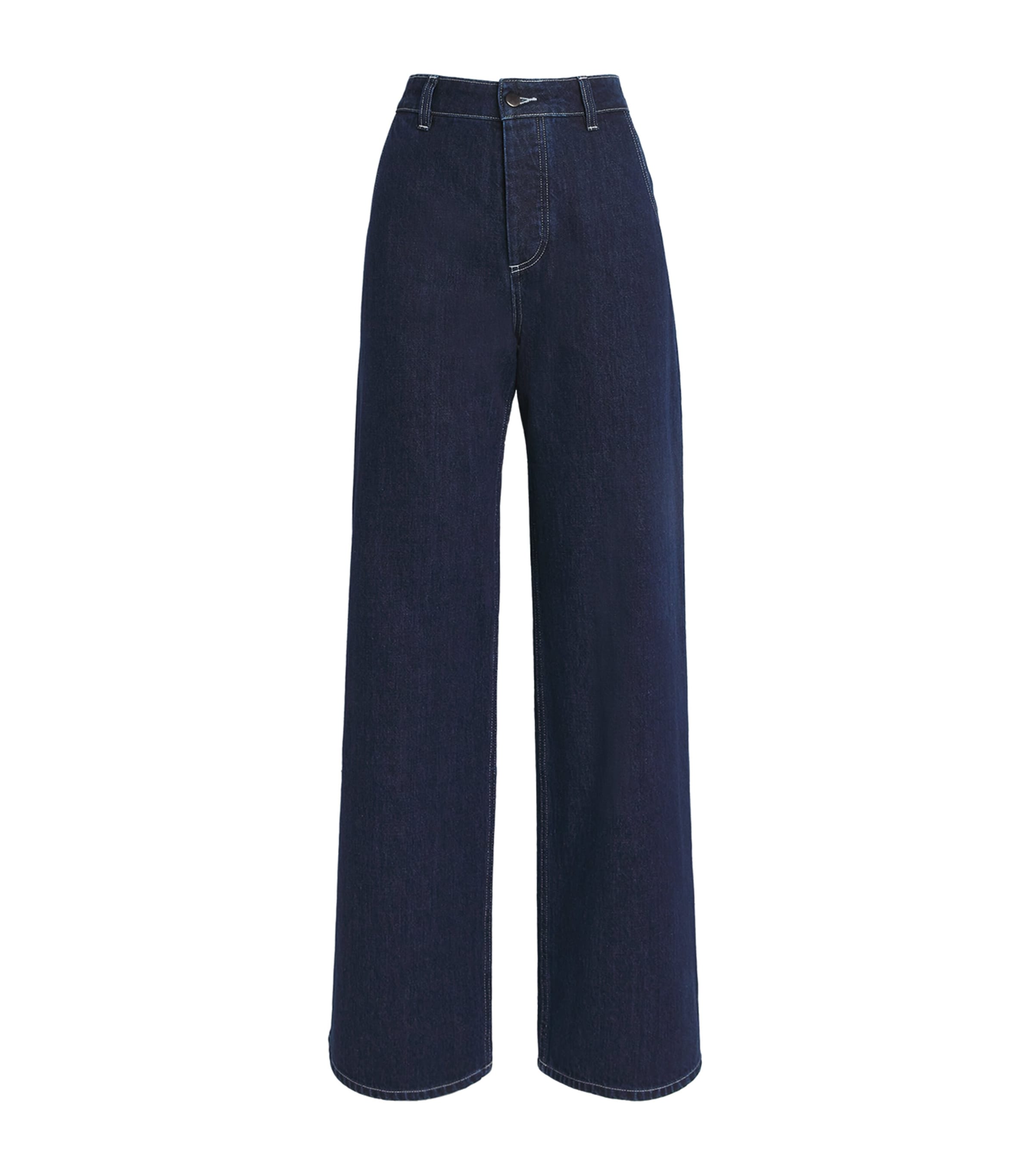 Liberowe Navy Straight Annie Jeans